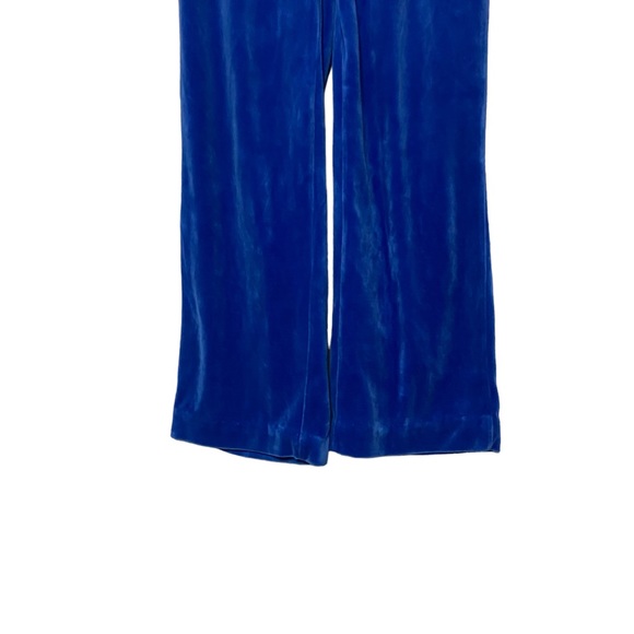 Vintage Electric Blue Velour Sweatpants - Picture 3 of 13